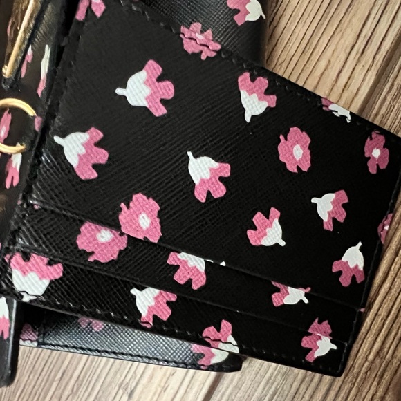 Prada Saffiano Floral Wallet - Picture 8 of 12